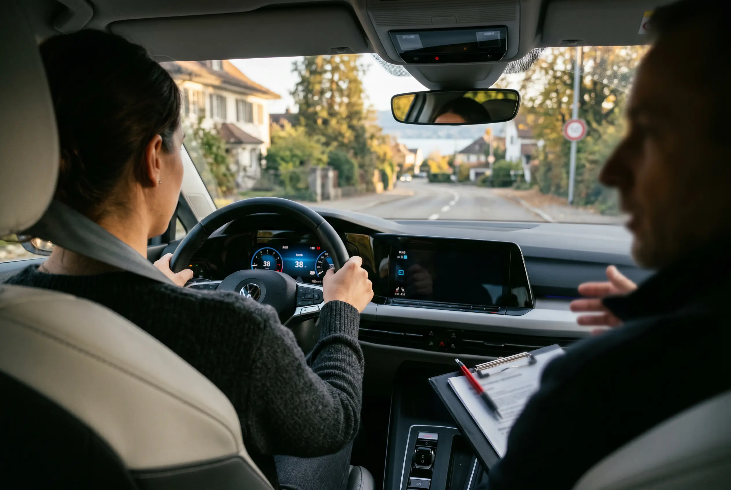Cours de conduite Phoenix Auto-École, leçon de permis voiture catégorie B à la Vallée de Joux